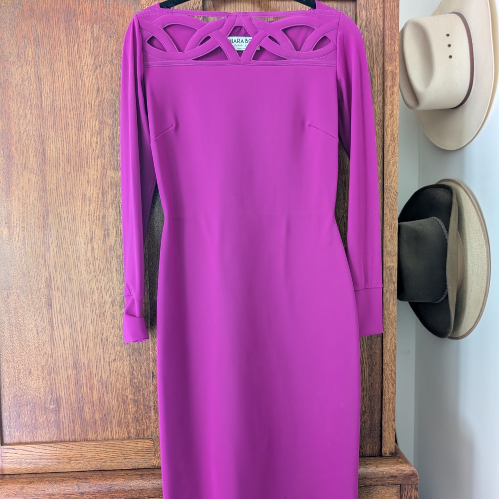 Elegant Purple Women's Dress